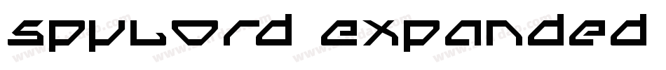 Spylord Expanded Italic字体转换